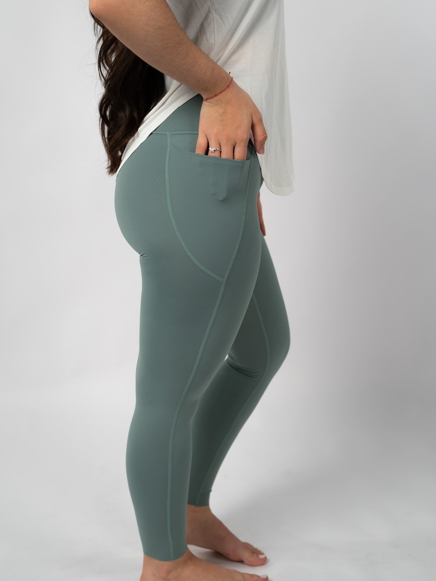 Pocket Legging: Aqua